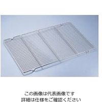 シンドー マトファ 角網足付(ステンレス) 600×400mm 08803 1個 62-6553-59（直送品）