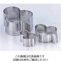 田中糧機製作所 18ー8 クッキー抜型 クローバー 中 62-6574-72 1個（直送品）