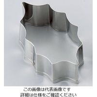 田中糧機製作所 18ー8 クッキー抜型 ヒイラギ 大 62-6574-94 1個（直送品）