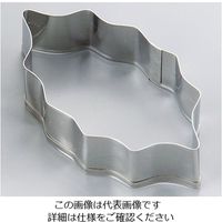 田中糧機製作所 18ー8 クッキー抜型 ヒイラギ 中 62-6574-95 1個（直送品）