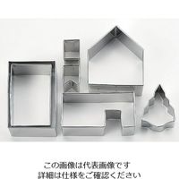 タイガークラウン 18ー0クッキー抜型 クッキーハウス No.1743 1個 62-6575-31（直送品）