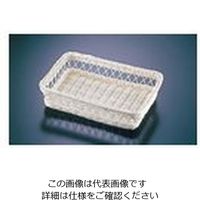 萬洋 籐角カゴ B 62-6580-85 1個（直送品）