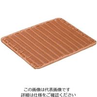 萬洋 樹脂製すのこ 茶 大 91-021B 1個 62-6581-20（直送品）