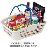 よし与工房 セルフバスケット 深型YKー1500ーV ブルー 62-6583-36 1個（直送品）