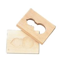 遠藤商事 手彫物相型 1ツ取り (サクラ材) 兵丹 62-6585-92 1個（直送品）