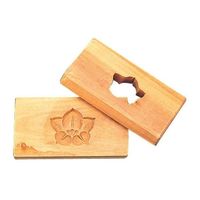 遠藤商事 手彫物相型 1ツ取り (サクラ材) 桔梗 62-6585-94 1個（直送品）