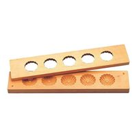 遠藤商事 手彫物相型 五ツ取り (サクラ材)菊 62-6585-96 1個（直送品）