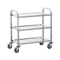 遠藤商事 TKG サイレント キッチンワゴン 3段 S 62-6588-96 1個（直送品）