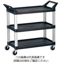 Trust トラスト Hi5ユーティリティーカート L3段 ブラック 4021 1個 62-6590-51（直送品）