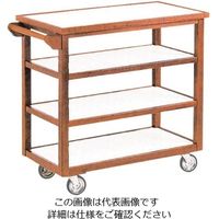 遠藤商事 エコノミー和風4段ワゴン 62-6591-31 1個（直送品）
