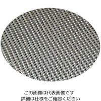 えいむ プランナーコースター10枚入 GMー76 グレイ&ホワイトチェック 61-6807-37 1組(10枚)（直送品）