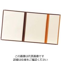 えいむ クリアテーピング メニューブック LTAー46S 茶/キャメル 61-7999-04 1個（直送品）