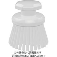 Trust 脱毛防止 丸型ハンドブラシ ハード ホワイト 122334 1個 62-6599-52（直送品）