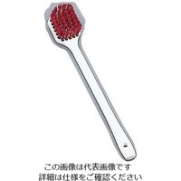 TUCEL トゥーセル カラーハンドブラシ ロング レッド #1309 1個 62-6602-23（直送品）