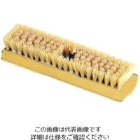 Trust トラスト デッキブラシ ツイン 6743 イエロー 62-6610-46 1個（直送品）