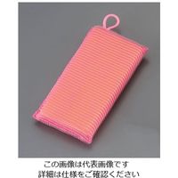 ワコー ワコーストロング タフネットスポンジ (5個入)ピンク 62-6606-30 1ケース(5個)（直送品）