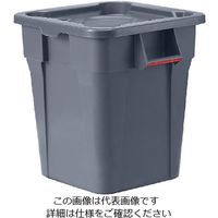 Trust トラスト スクエアコンテナ グレー 1231 1個 62-6615-76（直送品）