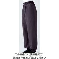 遠藤商事 男女兼用 和風パンツ 黒×エンジ