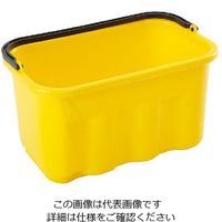 Trust トラスト スクエアバケット 5264 9.5L イエロー 62-6611-73 1個（直送品）
