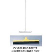 遠藤商事 カーライルフロアスクイージー ハンドル付 24吋 イエロー 41568 1本 62-6612-93（直送品）