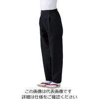 遠藤商事 男女兼用和風パンツ ブラック S SLB951-1 1枚 62-6641-37（直送品）