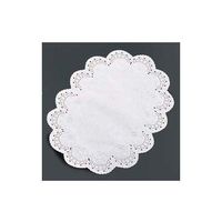 遠藤商事 レースペーパー小判型(300枚入) 18号 62-6654-15 1ケース(300枚)（直送品）