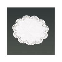 遠藤商事 耐油レースペーパー 丸型 12号(500枚入) 62-6654-28 1ケース(500枚)（直送品）