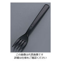 アサヒ徳島 使い捨てフォーク　＃１６０　黒　袋入 62-6651-32 1ケース(500本)