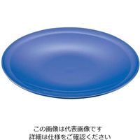 ニシキ プラ容器 高台皿 紺 1尺(5枚入) 62-6653-10 1ケース(5枚)（直送品）