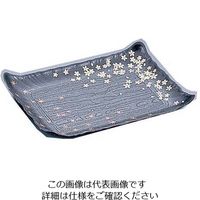 アズワン プラ容器 筑後 春秋黒 小(10枚入) 62-6653-33 1ケース(10枚)（直送品）