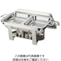 三宝産業 UK18ー8スタッキング角チェーフィング ダブル 16吋 B渕 62-6659-48 1個（直送品）