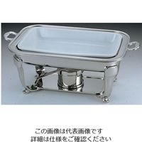 三宝産業 UK18ー8バロン角チェーフィング用陶器 16インチ 62-6659-99 1個（直送品）