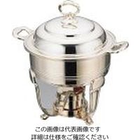 三宝産業 UK18ー8バロンスープチェーフィング 10インチ 浅型(1.2l) 62-6663-99 1個（直送品）