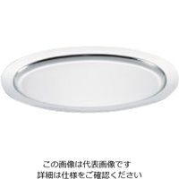 三宝産業 UK18ー8プレーンタイプ小判皿 14インチ 62-6686-49 1枚（直送品）