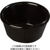 カーライルフードサービスプロダクツ カーライル フルーテッドラメキン ブラック S287 1個 62-6668-43（直送品）