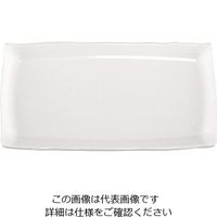 台和 メラミン 吉野長角皿33cm 白 62-6674-59 1個（直送品）
