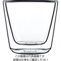 Bormioli Luigi ダブルウォールフード&デザイン(2ヶ入) コニカル 10014/01 1ケース(2個) 62-6677-47（直送品）