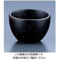 エムズジャパン 丸型珍味入 黒備前 D-126 1個 62-6678-66（直送品）