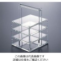 ミヤザキ食器 アクリル お重手付 S OJ-S-C 1個 62-6678-76（直送品）