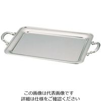 三宝産業 UK18ー8B渕角盆 18インチ(手付) 62-6683-31 1枚（直送品）