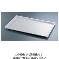 カルミル カル・ミル アクリルシャロートレー ホワイト 325-12-15 1枚 62-6692-87（直送品）
