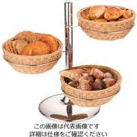 三宝産業 PPラタン製 パンかごスタンド 丸型 62-6692-94 1個（直送品）