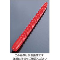 遠藤商事 スパイラルキャンドル 10インチ レッド (1打入) 62-6697-13 1ダース(12本)（直送品）