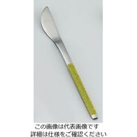 サクライ ステンレス布着せカトラリー 紗綾(さや) 和菓子ナイフ 抹茶 62-6721-43 1本（直送品）