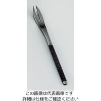 サクライ ステンレス布着せカトラリー 紗綾(さや) ピックフォーク 漆黒 62-6721-50 1本（直送品）