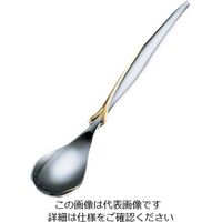 サクライ 18ー8フローライン コーヒースプーン (部分金仕上げ) 62-6721-58 1本（直送品）