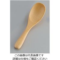 クラフト木の実 木製メープルカトラリー おかゆスプーン 61783 1本 62-6721-97（直送品）