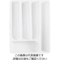 guzzini カトラリートレー ホワイト 1673.0011 1個 62-6720-50（直送品）