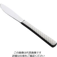 トーダイ (18ー8)オーロラ 市松 白 デザートナイフ 62-6720-59 1本（直送品）