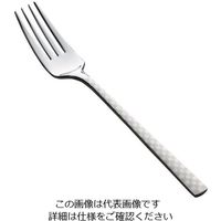 トーダイ (18ー8)オーロラ 市松 白 デザートフォーク 62-6720-60 1本（直送品）